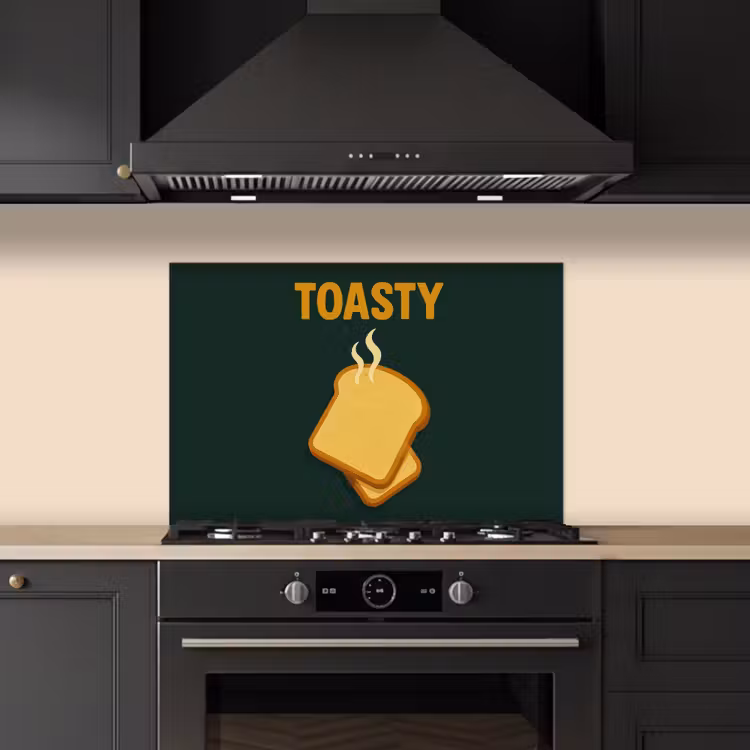 Paraschizzi cucina - Pane - Toast - Verde - Minimalista — 5