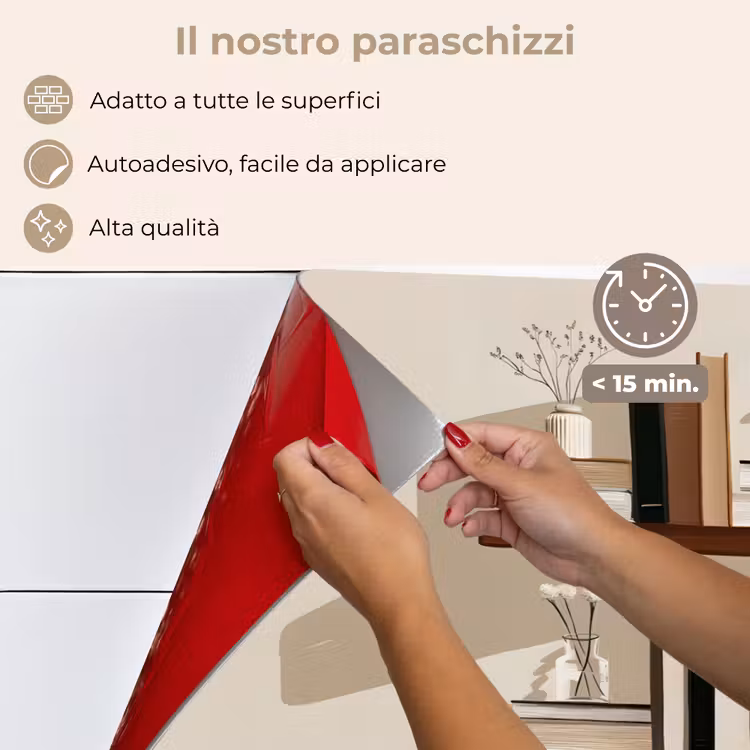 Paraschizzi cucina - Scaffali - Libri - Vasi - Piante — 4
