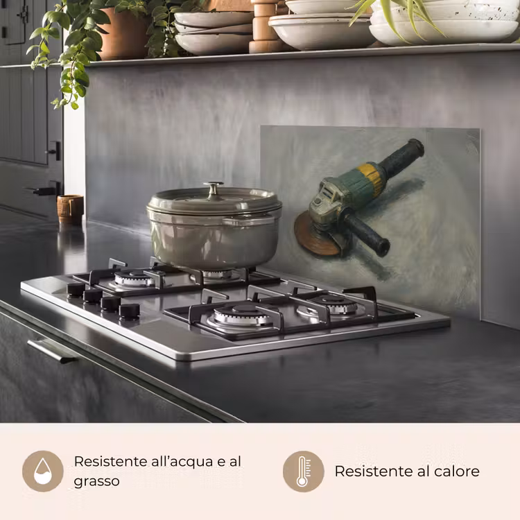 Paraschizzi cucina - Smerigliatrice angolare - Pittura - Strumenti — 2