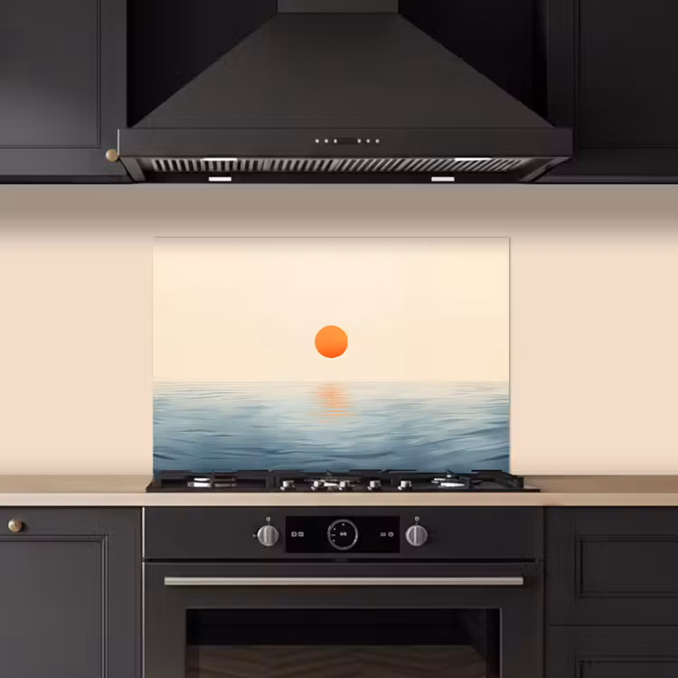 Paraschizzi cucina - Sole - Arancione - Mare — 5