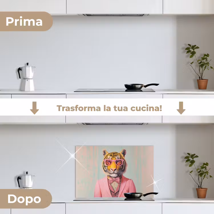 Paraschizzi cucina - Tigre - Papillon - Giacca - Rosa — 7