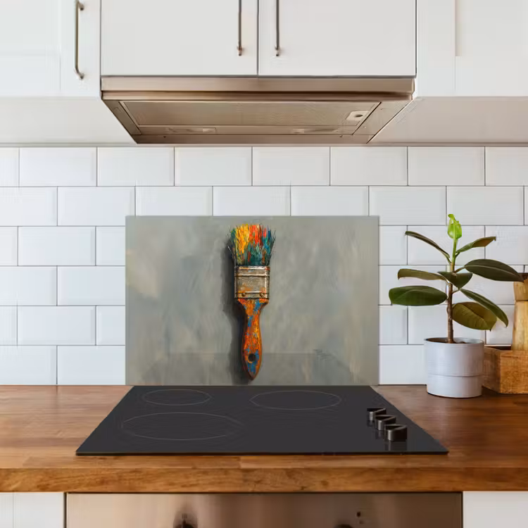 Paraschizzi cucina - Vernice - Pennello - Pittura — 3