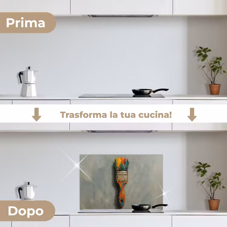 Paraschizzi cucina - Vernice - Pennello - Pittura — 7