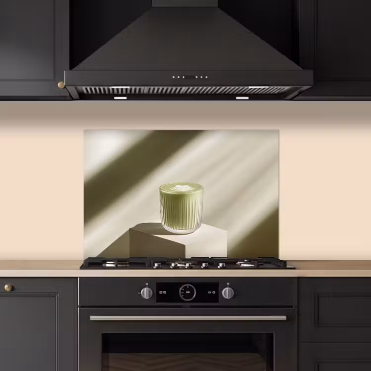 Paraschizzi cucina - Matcha - Vetro - Verde - Minimalista — 5