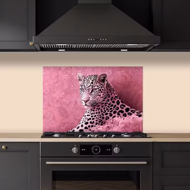Paraschizzi cucina - Pantera - Deluxe - Rosa — 5