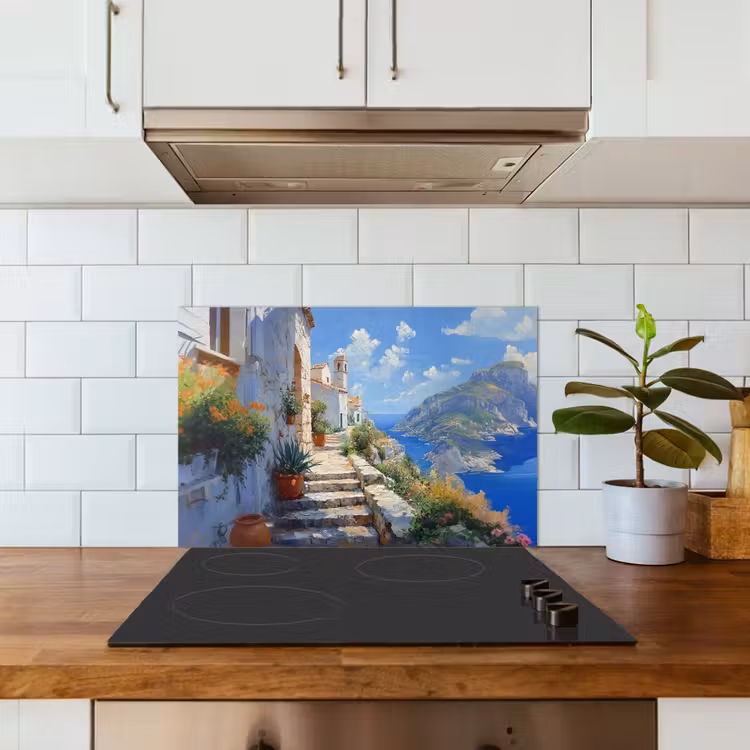 Paraschizzi cucina - Scale - Case - Paesaggio montano - Mare — 3