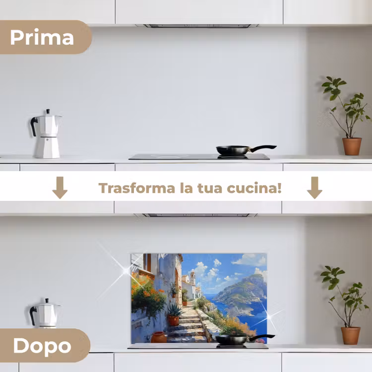 Paraschizzi cucina - Scale - Case - Paesaggio montano - Mare — 7