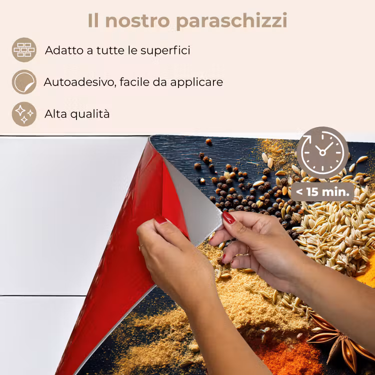 Paraschizzi cucina - Spezie - Esplosione - Arancia — 4