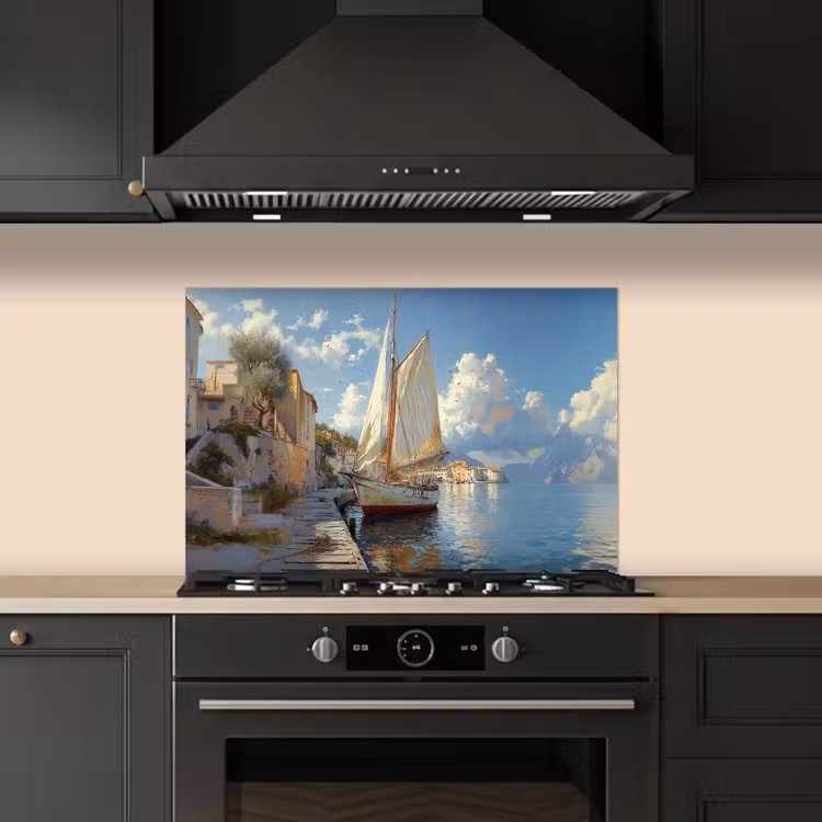 Paraschizzi cucina - Veliero - Case - Banchina - Mare — 5