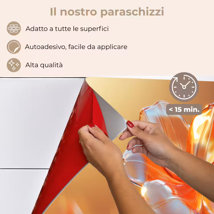 Paraschizzi cucina - Occhiali - Fiore - Luce solare — 4