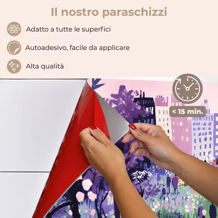 Paraschizzi cucina - Parco - Alberi - Fiori - Edifici — 4