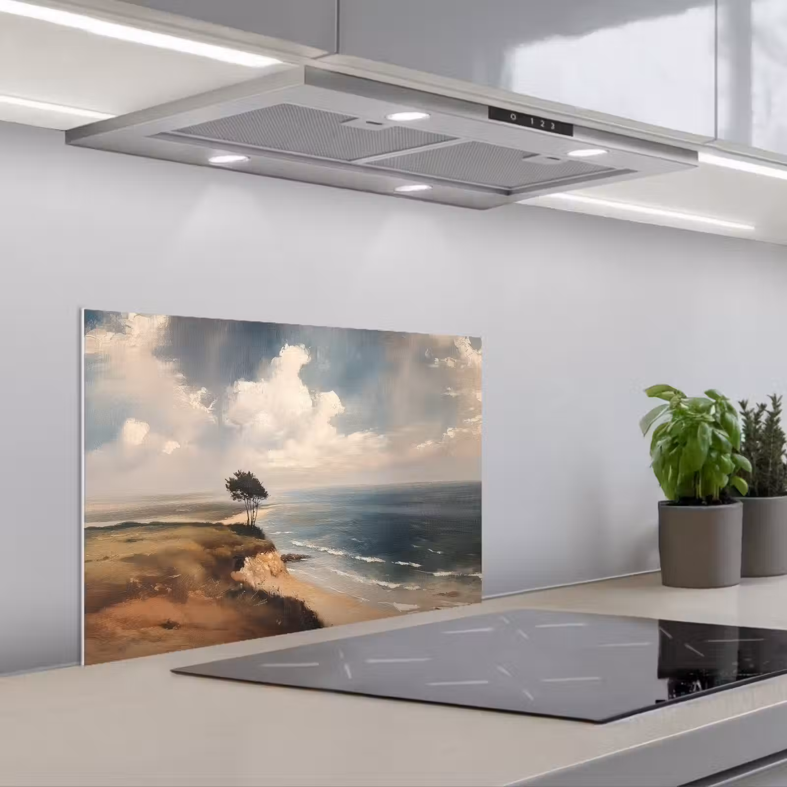 Paraschizzi cucina - Scogliera - Mare - Albero — 1