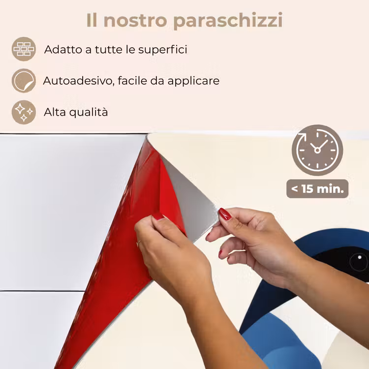 Paraschizzi cucina - Illustrazione - Blu - Uccello — 4