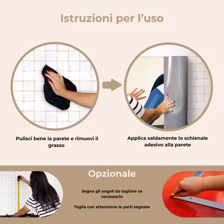 Paraschizzi cucina - Illustrazione - Blu - Uccello — 6