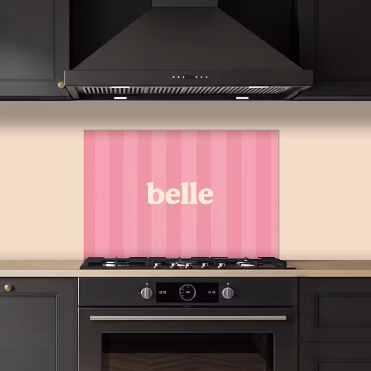 Paraschizzi cucina - Rosa - A righe - Belle — 5