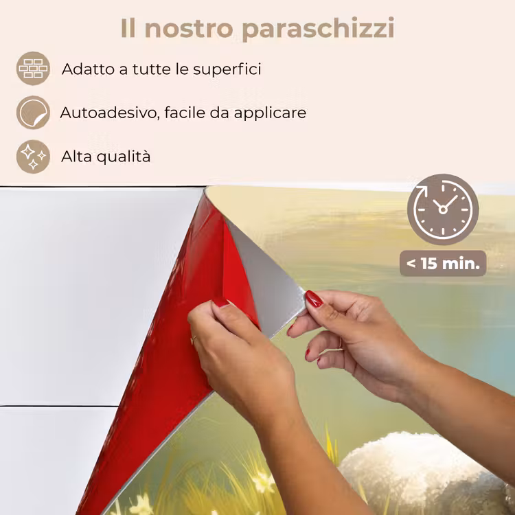 Paraschizzi cucina - Pecora - Prato - Verde — 4
