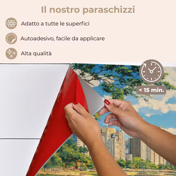 Paraschizzi cucina - Montagna - Skyline - Spiaggia - Acqua — 4