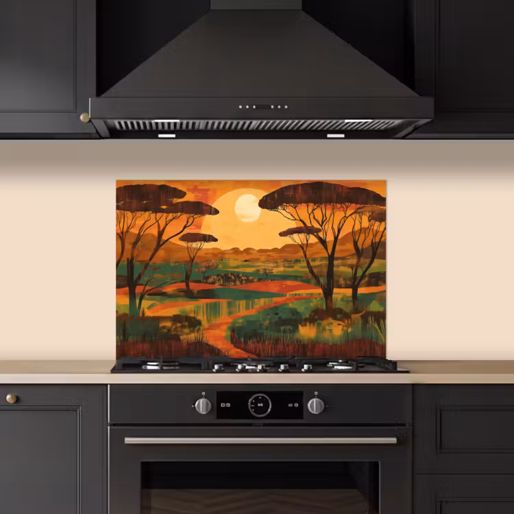 Paraschizzi cucina - Paesaggio - Africano - Sole — 5
