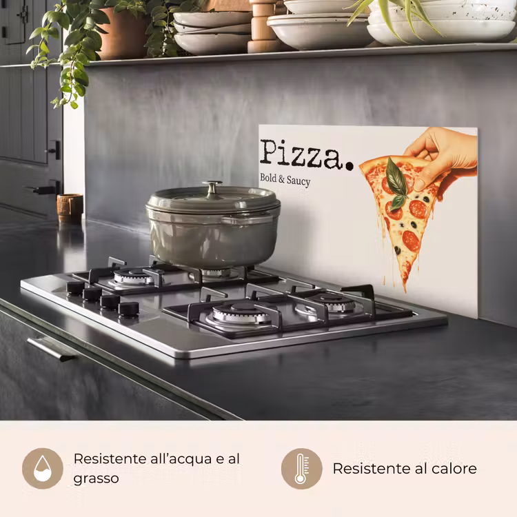 Paraschizzi cucina - Pizza - Formaggio - Salame piccante — 2