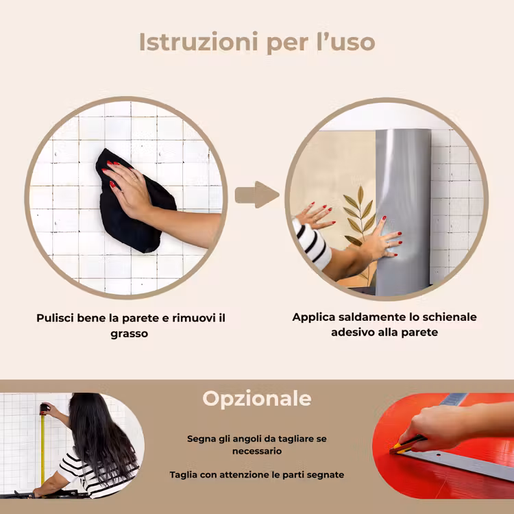 Paraschizzi cucina - Rami - Forme - Astratto — 6
