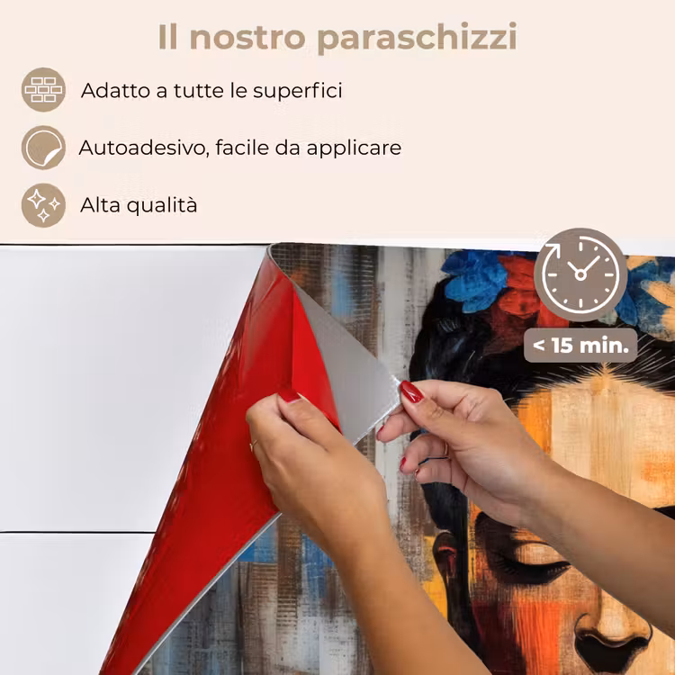Paraschizzi cucina - Ritratto - Donna - Fiori — 4