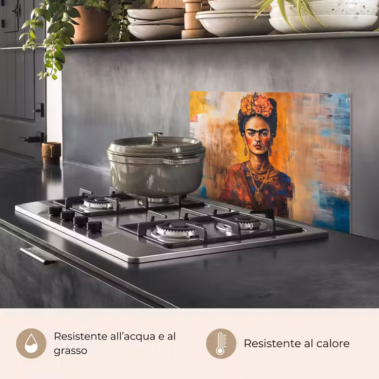 Paraschizzi cucina - Ritratto - Gioielli - Pittura — 2