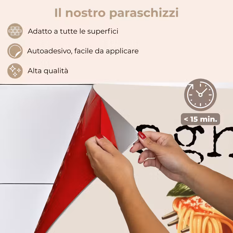 Paraschizzi cucina - Spaghetti - salsa di pomodoro - parmigiano — 4