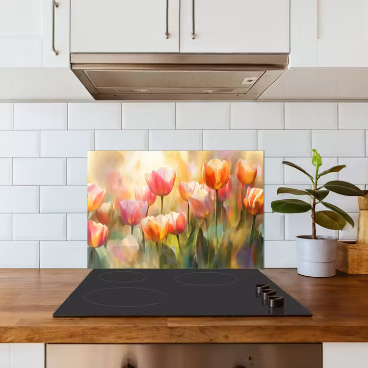 Paraschizzi cucina - Tulipani - Fiabesco - Colorato — 3