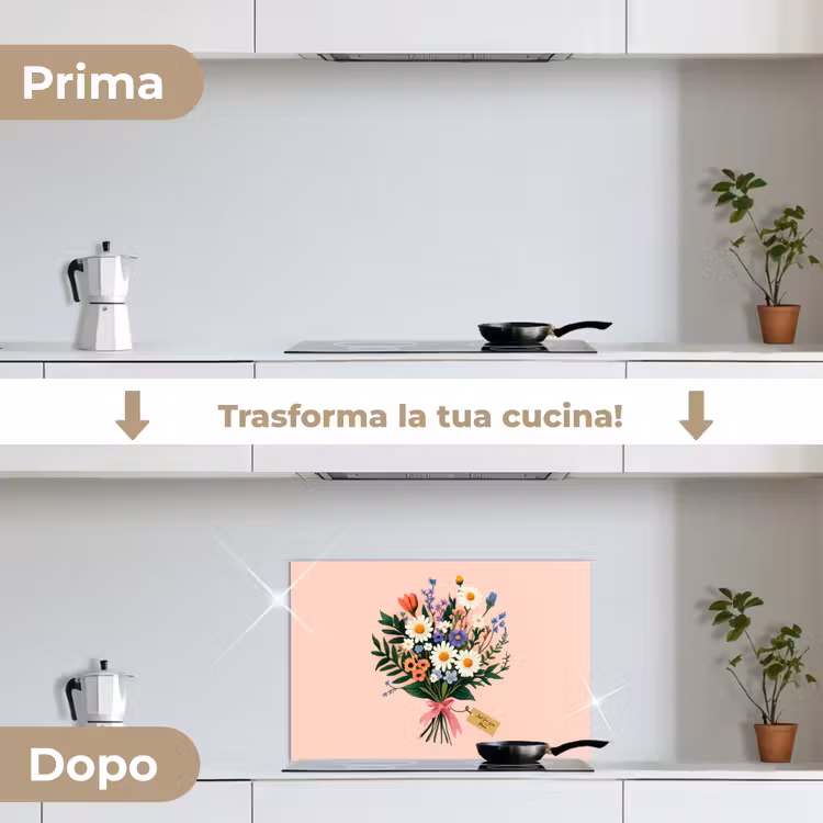 Paraschizzi cucina - Margherite - Bouquet - Fiocco - Rosa — 7