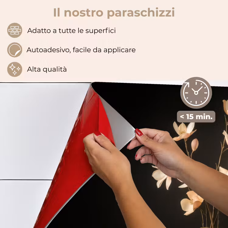 Paraschizzi cucina - Ornato - Bouquet - Oro - Vaso — 4