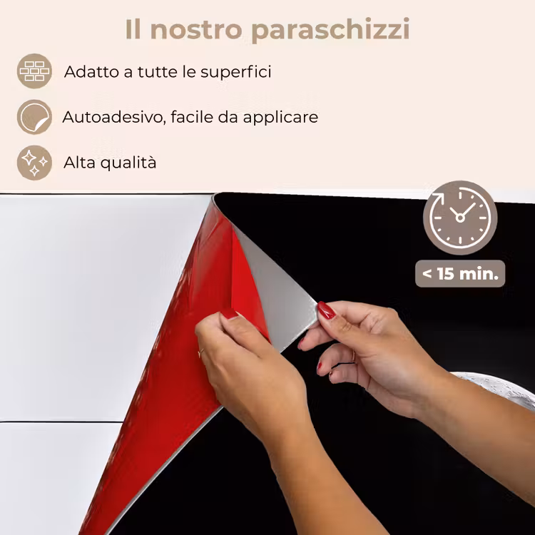 Paraschizzi cucina - Luna - Cielo - Nero - Ombra — 4