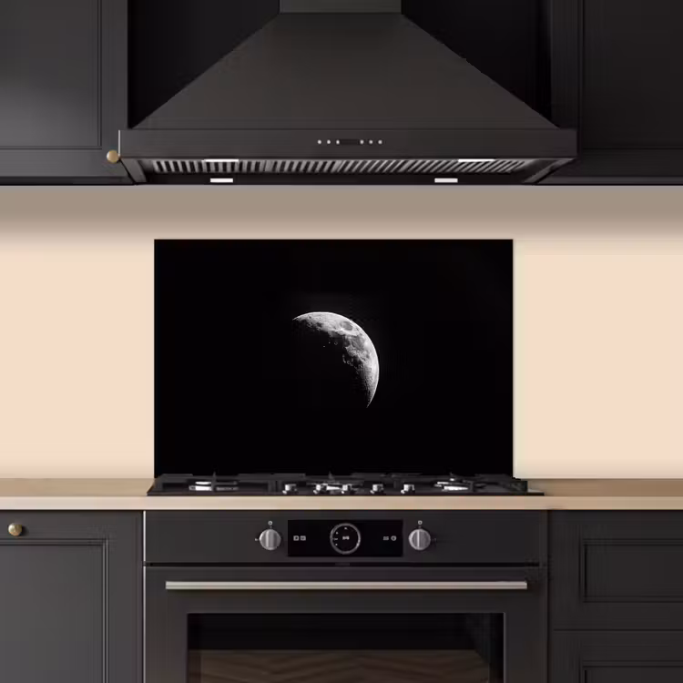 Paraschizzi cucina - Luna - Cielo - Nero - Ombra — 5