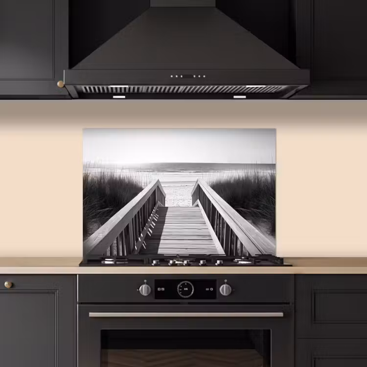 Paraschizzi cucina - Passerella - Legno - Spiaggia - Mare — 5