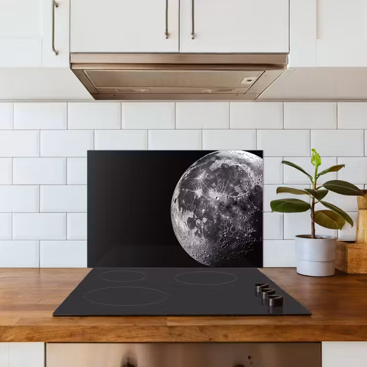 Paraschizzi cucina - Primo piano - Luna - Bianco - Struttura — 3