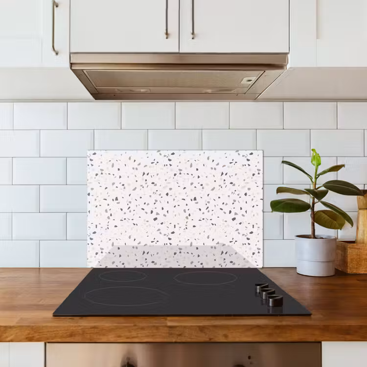 Paraschizzi cucina - Terrazzo - Motivo - Crema — 3