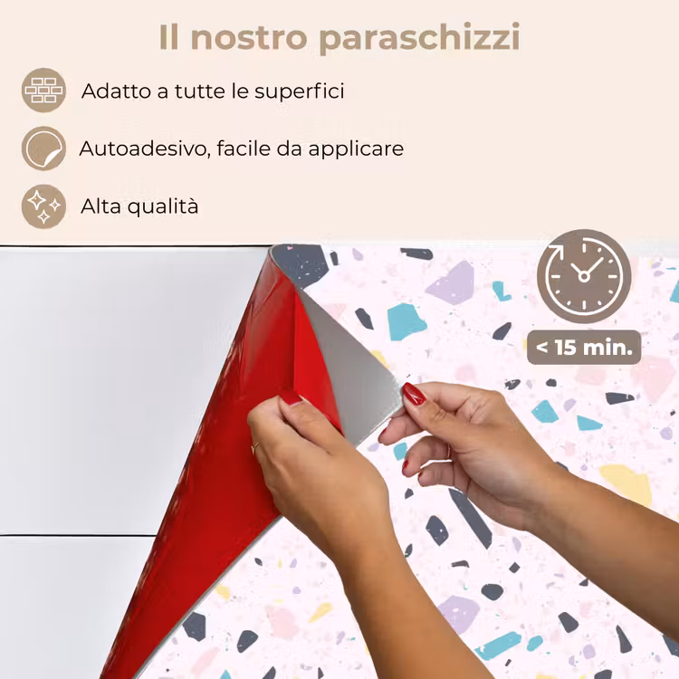 Paraschizzi cucina - Terrazzo - Motivo - Morbido - Candy — 4