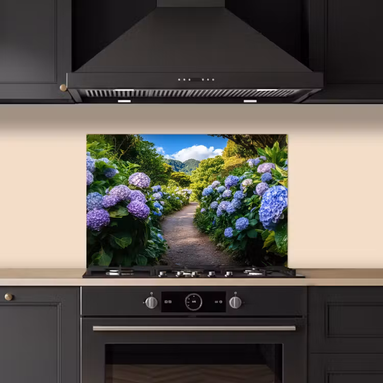 Paraschizzi cucina - Hortsensia - Rospo - Fiori — 5