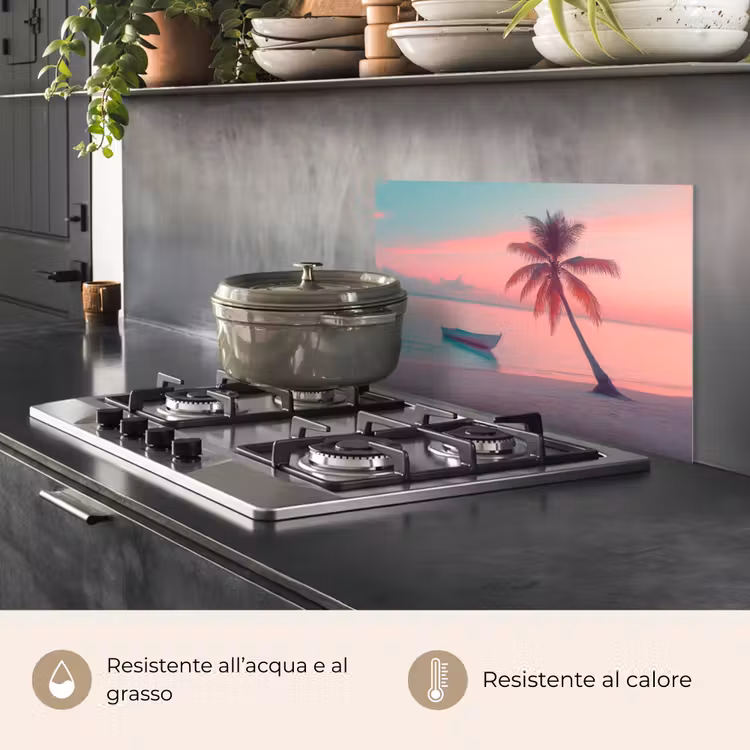 Paraschizzi cucina - Mare - Barca - Tramonto — 2