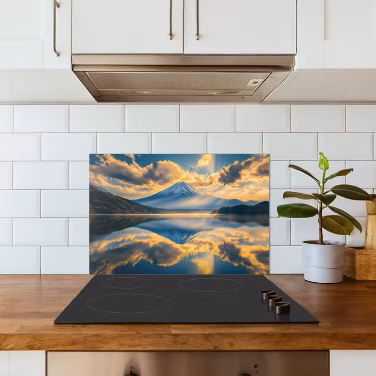 Paraschizzi cucina - Montagna - Fiume - Tramonto — 3