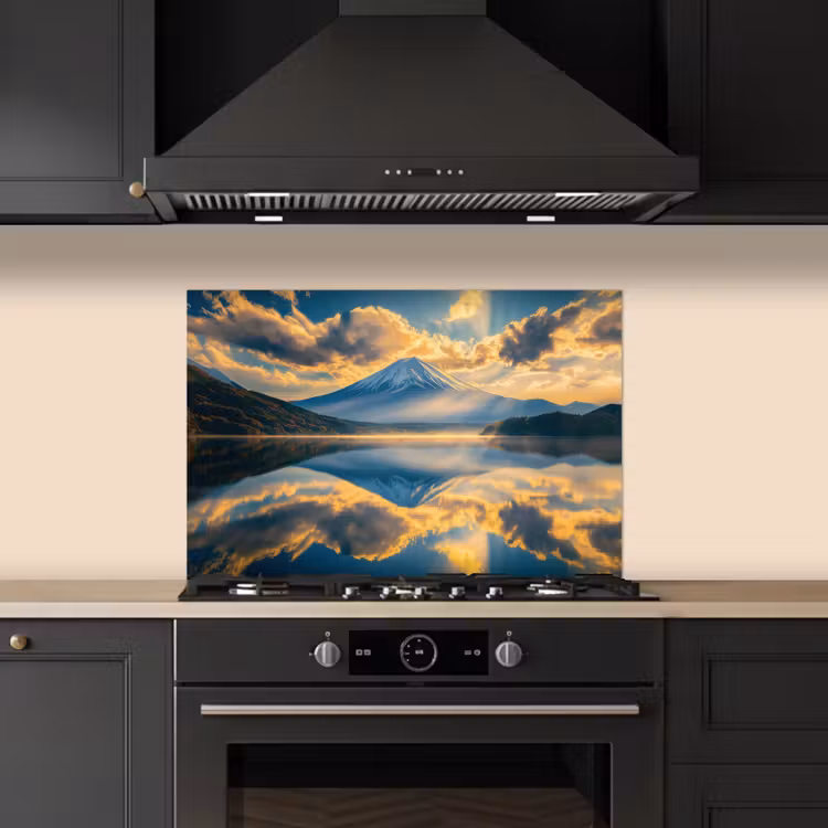 Paraschizzi cucina - Montagna - Fiume - Tramonto — 5