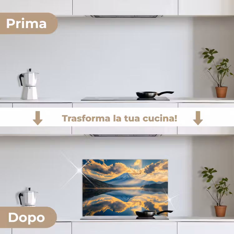 Paraschizzi cucina - Montagna - Fiume - Tramonto — 7