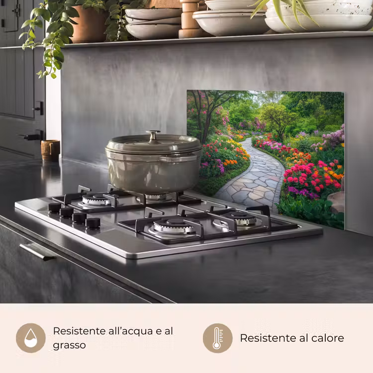 Paraschizzi cucina - Parco - Fiori - Giardino — 2