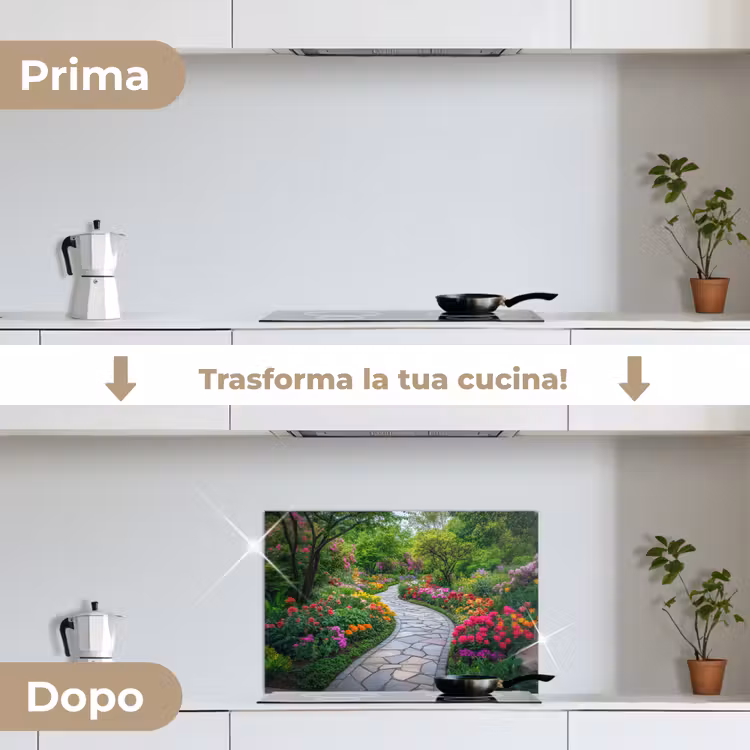 Paraschizzi cucina - Parco - Fiori - Giardino — 7