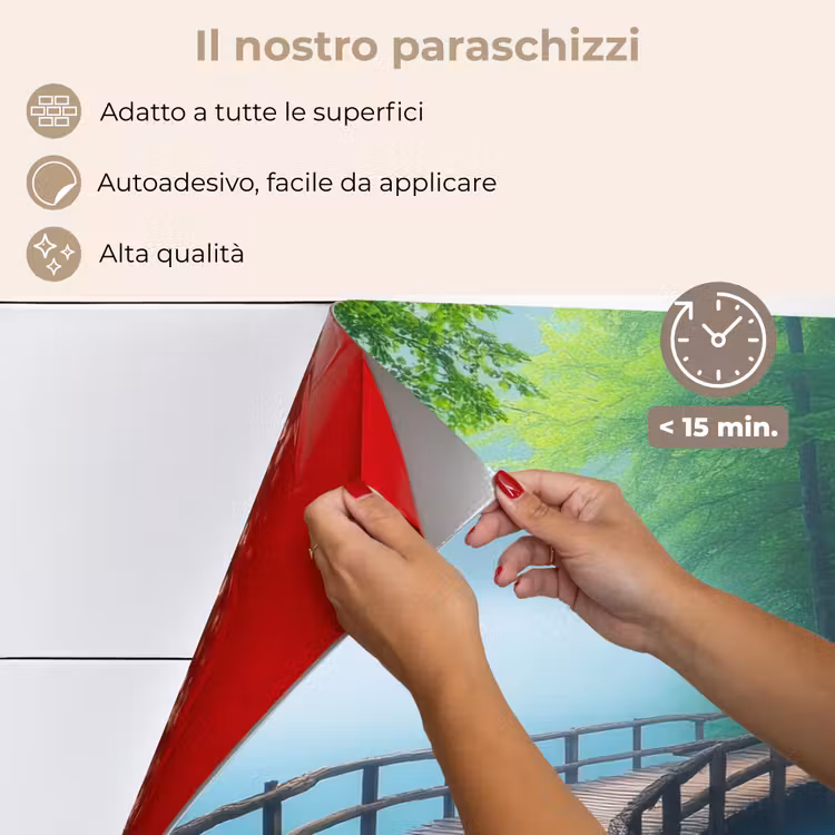 Paraschizzi cucina - Ponte - Acqua - Fiume - Foresta — 4