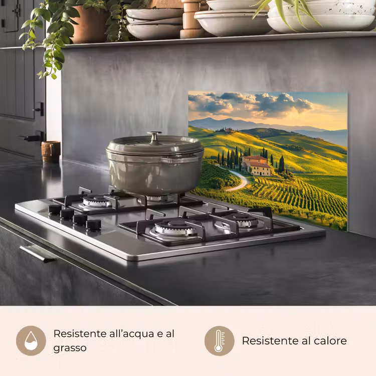 Paraschizzi cucina - Toscana - Paesaggio - Vigneti — 2