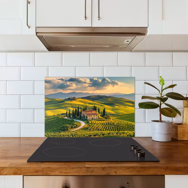 Paraschizzi cucina - Toscana - Paesaggio - Vigneti — 3