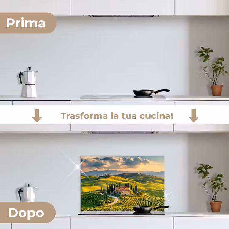 Paraschizzi cucina - Toscana - Paesaggio - Vigneti — 7