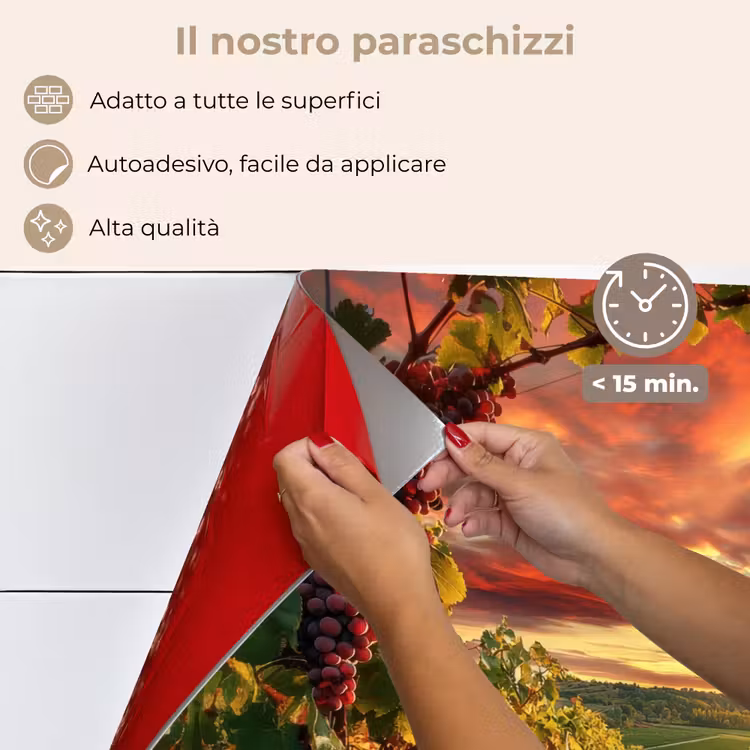 Paraschizzi cucina - Vigneto - Uva - Tramonto — 4