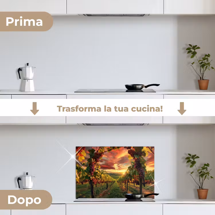Paraschizzi cucina - Vigneto - Uva - Tramonto — 7