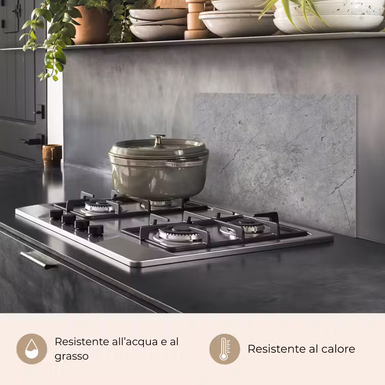 Paraschizzi cucina - Modelli - Calcestruzzo - Vecchio — 2